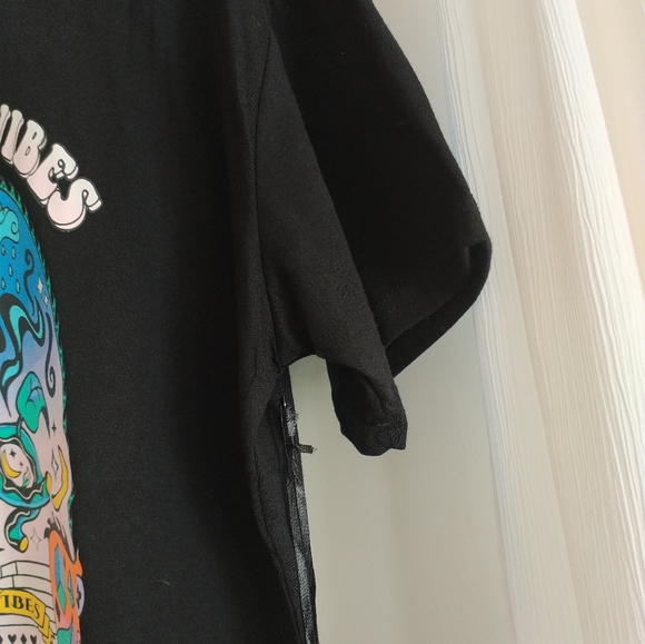 Cult Favorite Festival Graphic T Shirt Women's Oversized Small Mystic Vibes - Picture 6 of 10